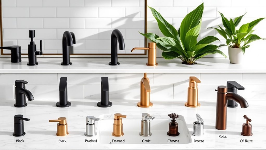 top bathroom faucet finishes