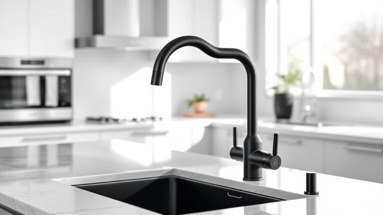 top black kitchen faucets