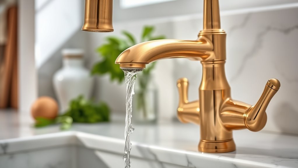 top brass kitchen faucets