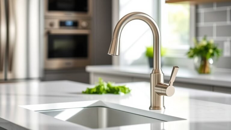 top brushed nickel kitchen faucets