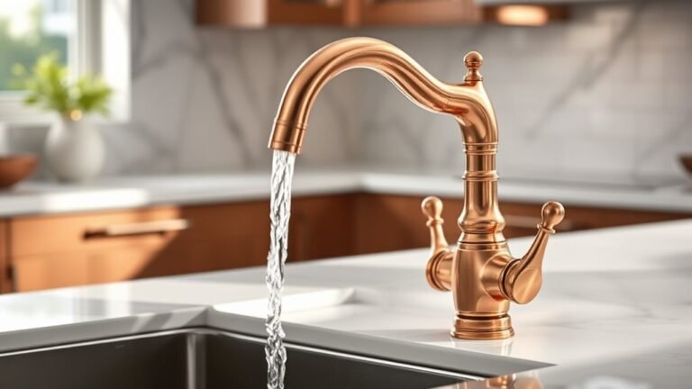 top copper kitchen faucets
