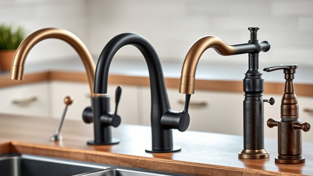 top faucet material options