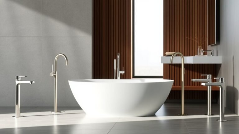 top floor tub faucets