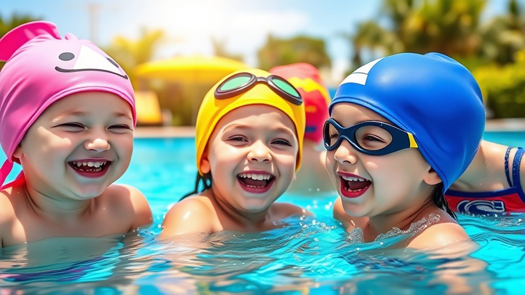 top kids swim caps