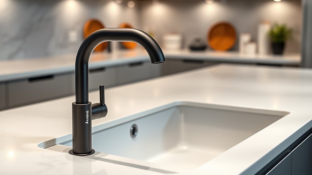 top low profile kitchen faucets