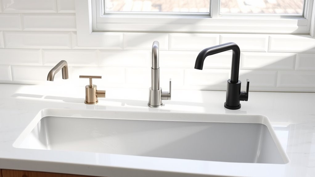 top low profile kitchen faucets