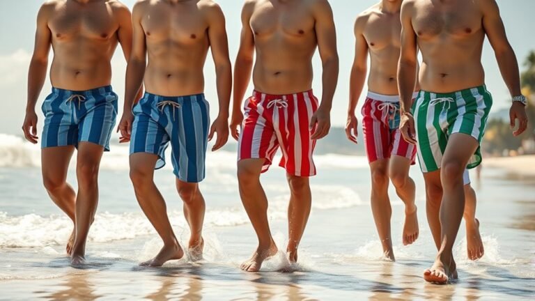 top men s lined swim trunks