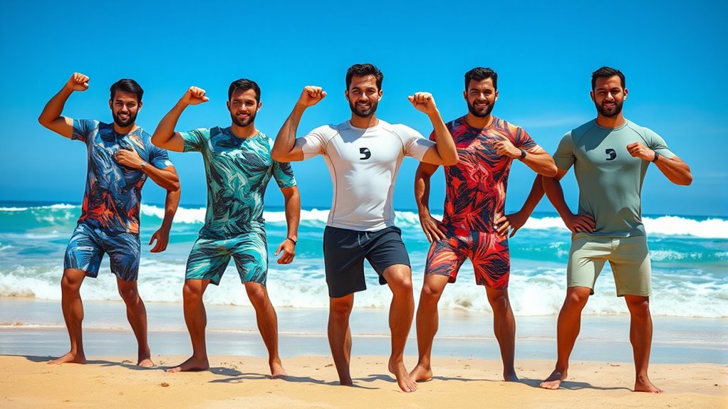 top men s swim shirts
