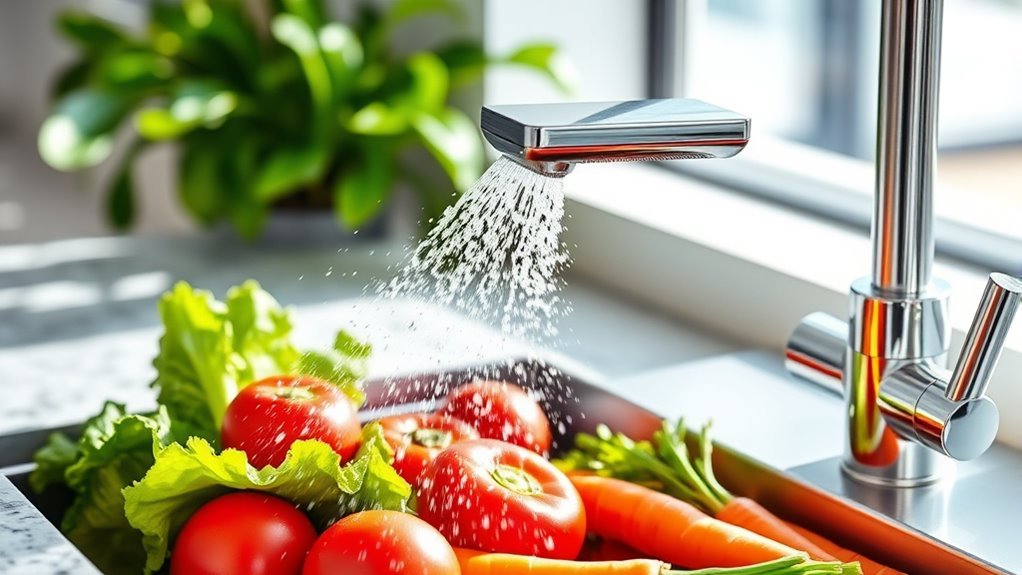 top produce washing faucet sprayers
