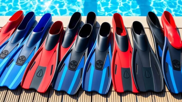 top short swim fins