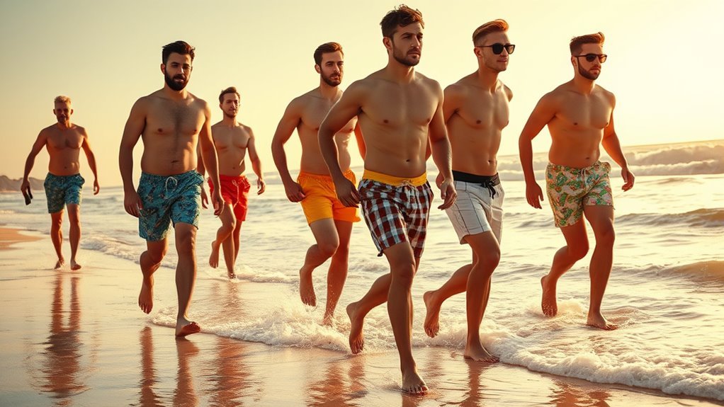 top slim fit beach shorts