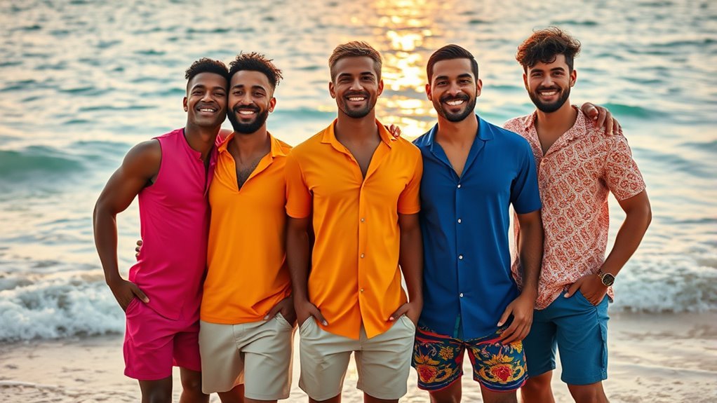 top stylish men s swim shirts