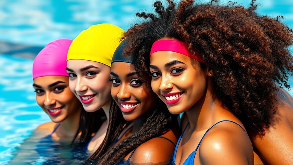 top swim caps for thick hair