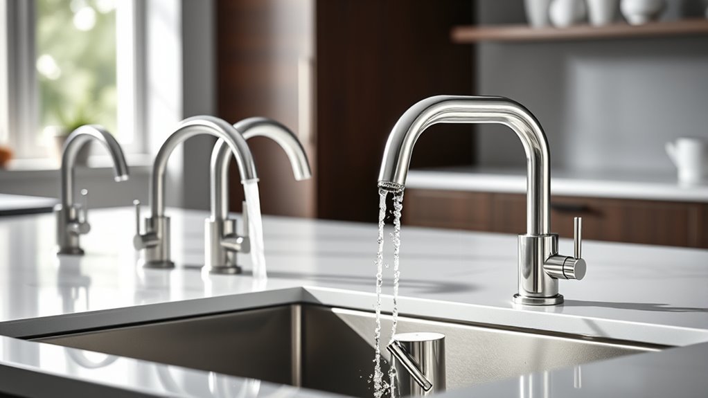 top two handle kitchen faucets