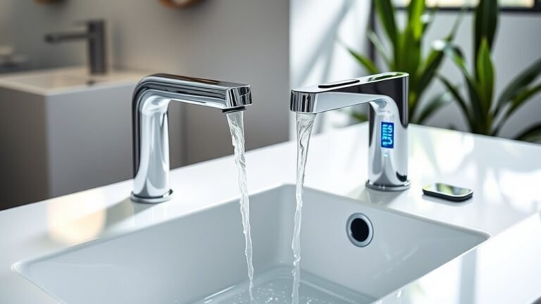 touchless faucets with control