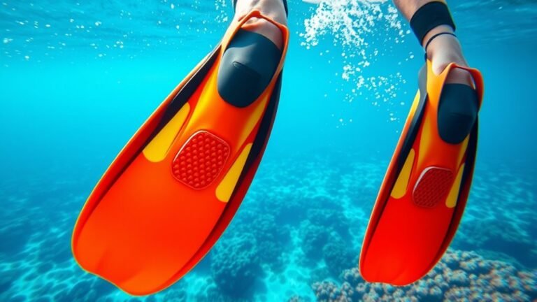 wide feet swim fins