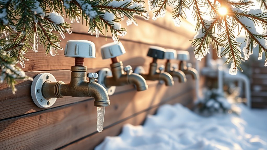 winter proof outdoor faucet options
