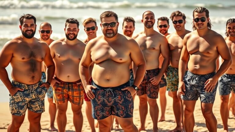 big thighs swim trunks