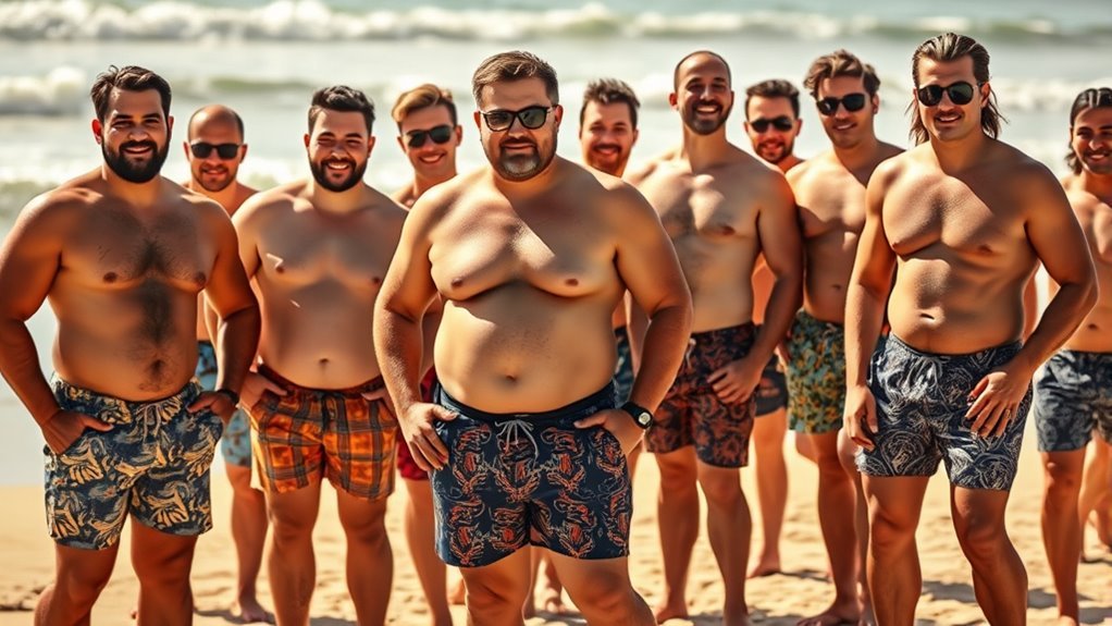 big thighs swim trunks