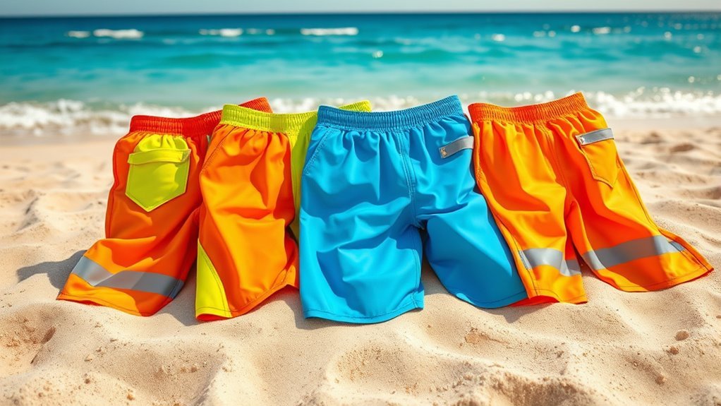 bright safe swim trunks