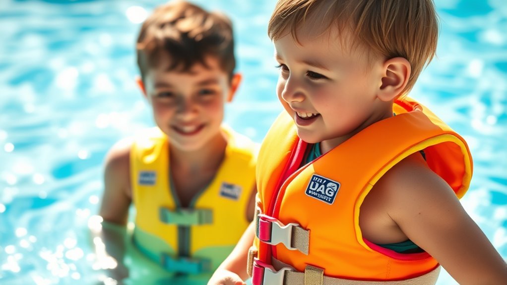 child safe adjustable buoyant vest