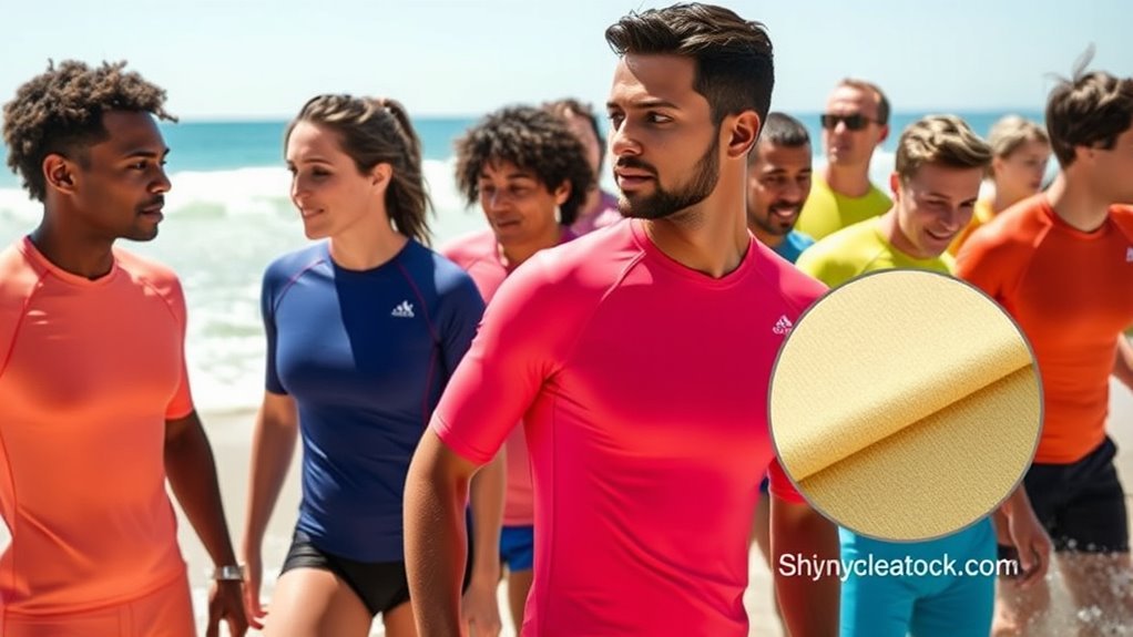 choose comfortable quick dry swim shirts
