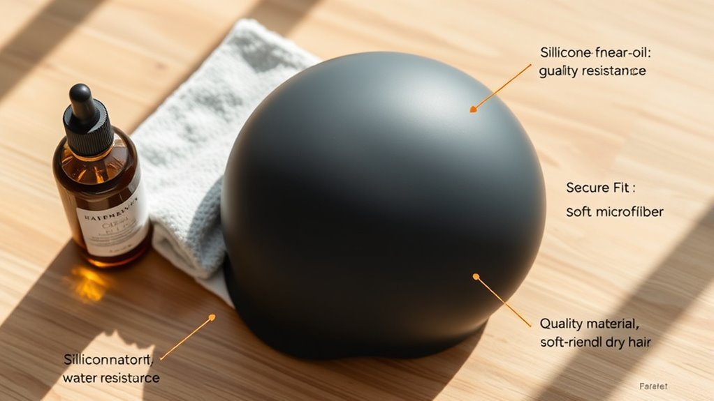 comfortable waterproof hair protection
