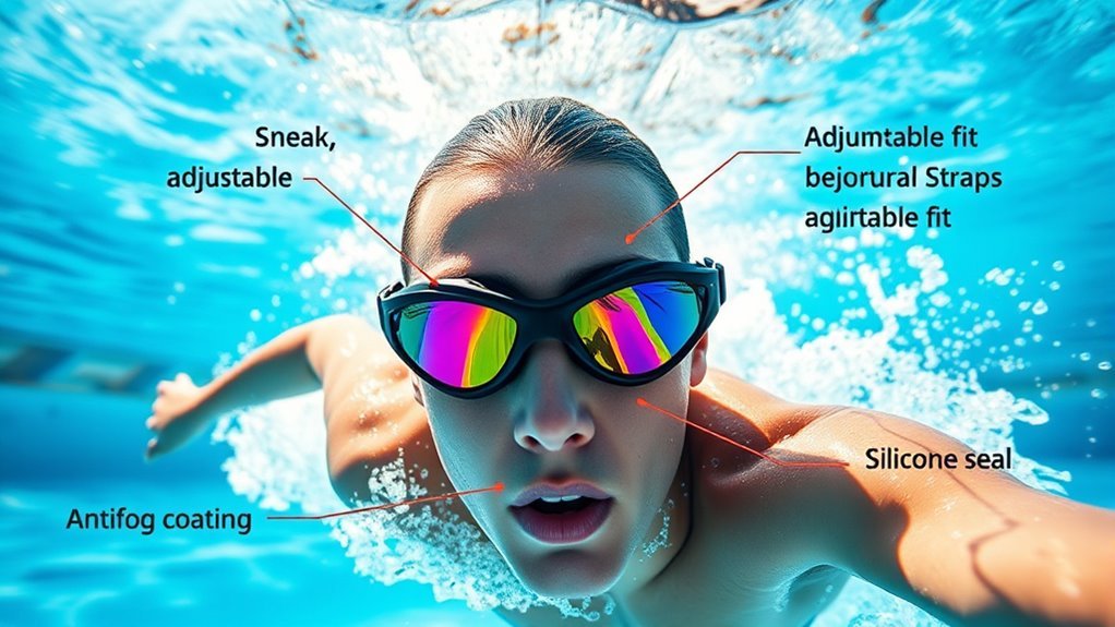 essential tri swim goggle features