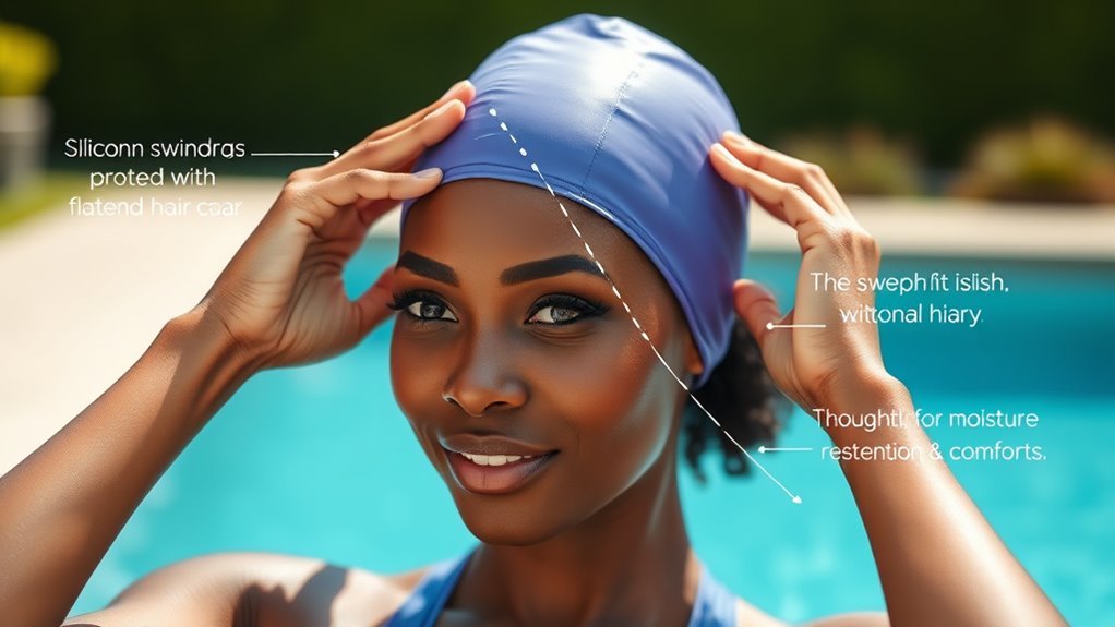 hair friendly waterproof fit