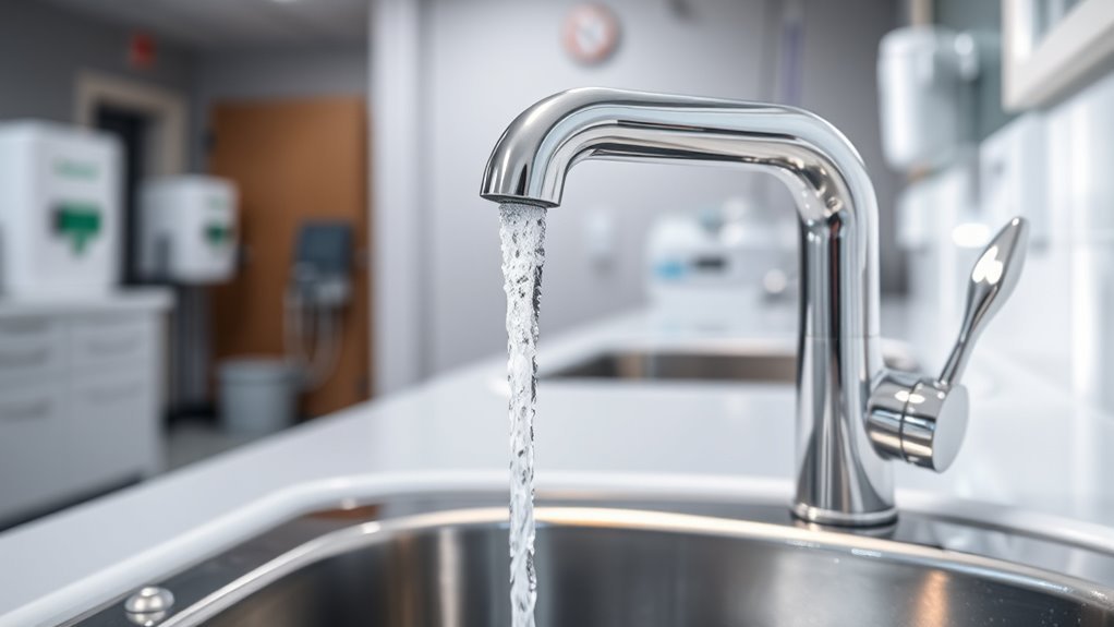 healthcare faucet water safety