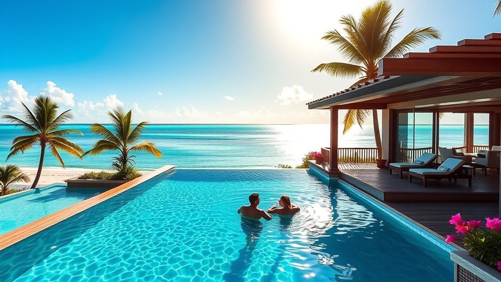 luxury caribbean swim up suites