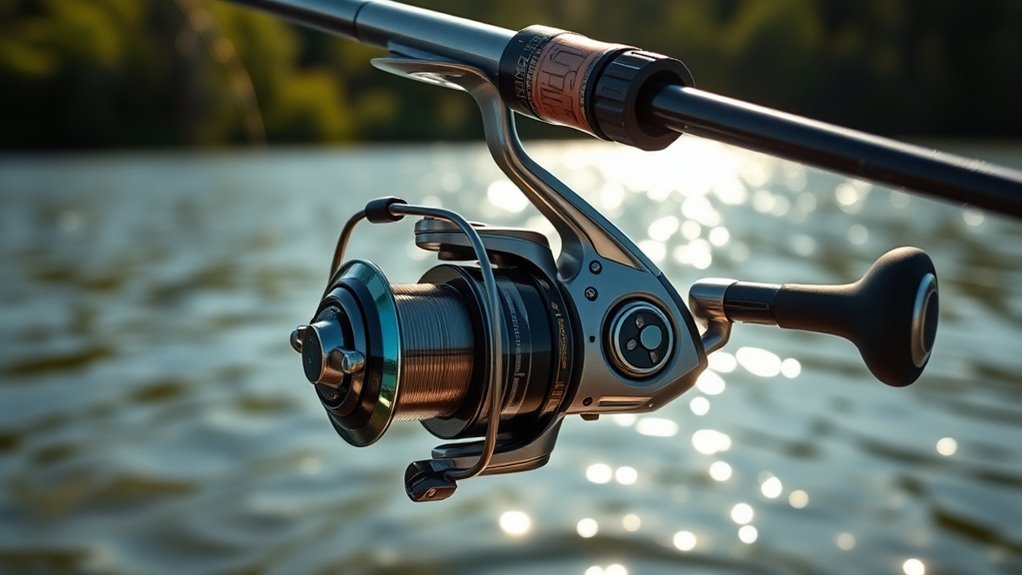 reel features for fishing