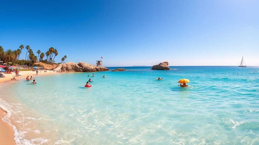 safe accessible spacious beaches