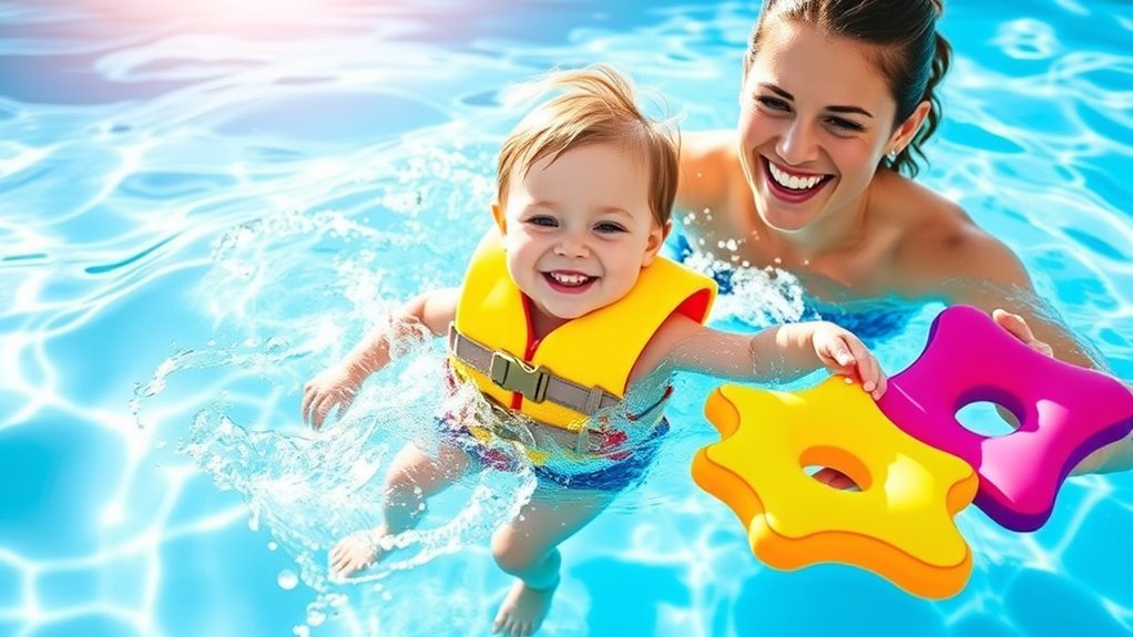 safe adjustable toddler swim aids