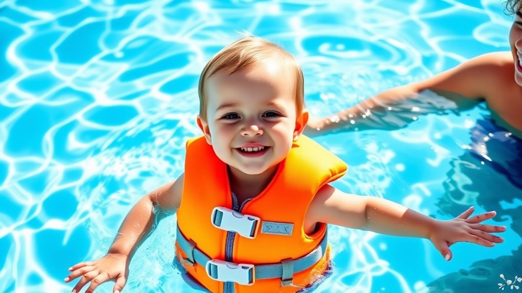 safe adjustable toddler swim vest