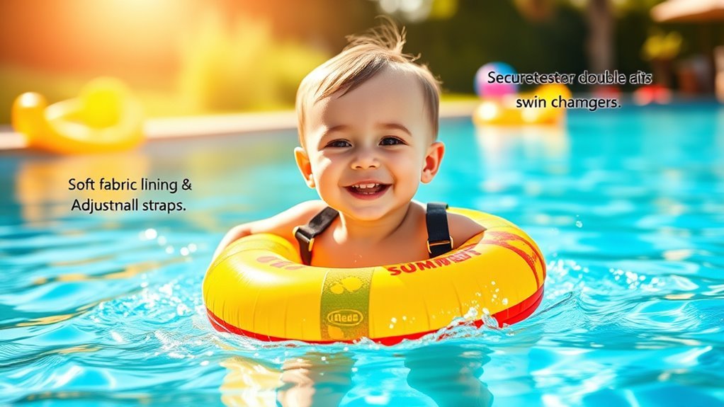 safe and comfortable swim ring
