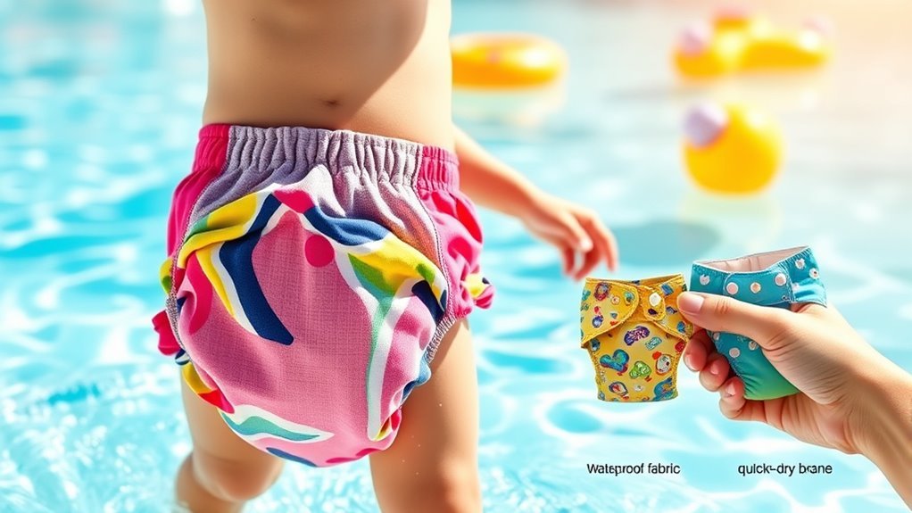 safe comfortable adjustable swim diapers