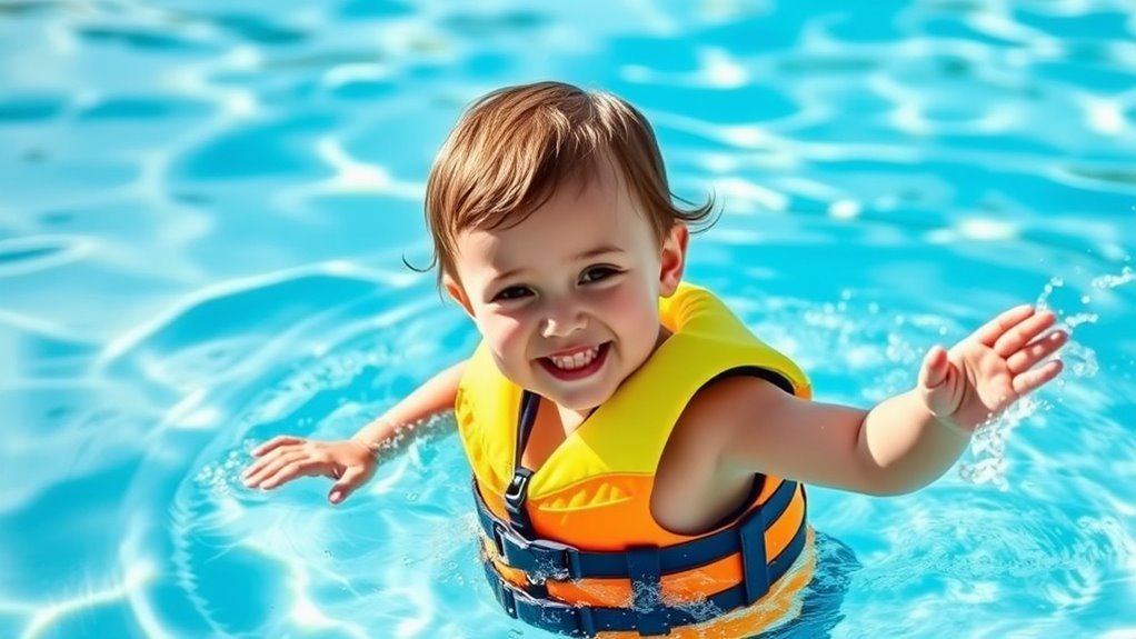 safe comfortable baby swim vest