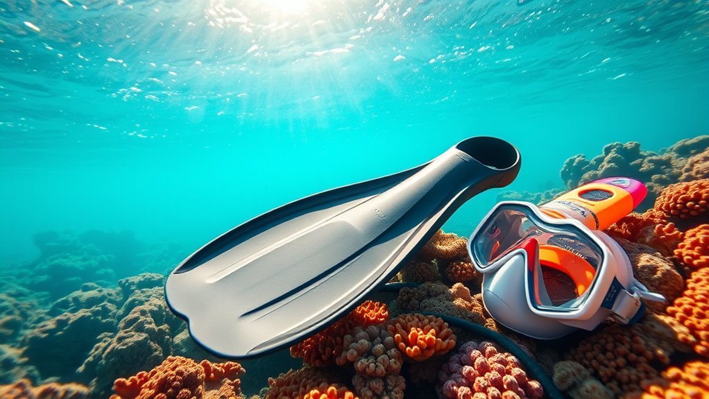 secure comfortable snorkel fins