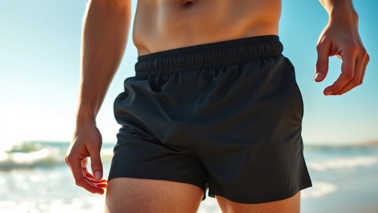 soft black swim shorts