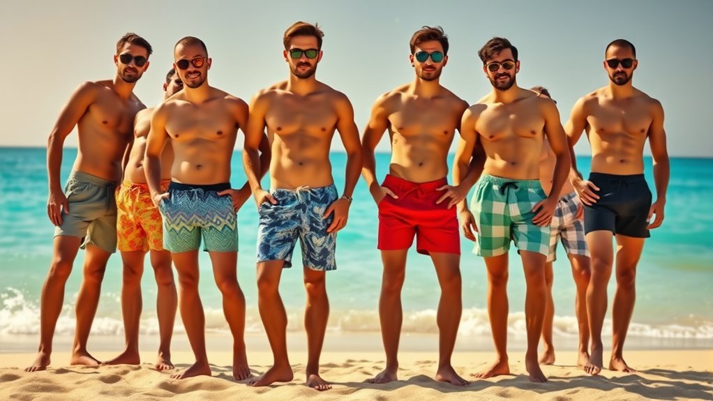 swim shorts for skinny legs