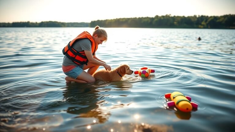 teach dogs safe swimming