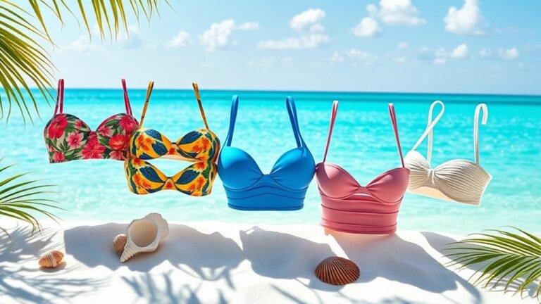 top bandeau swim tops