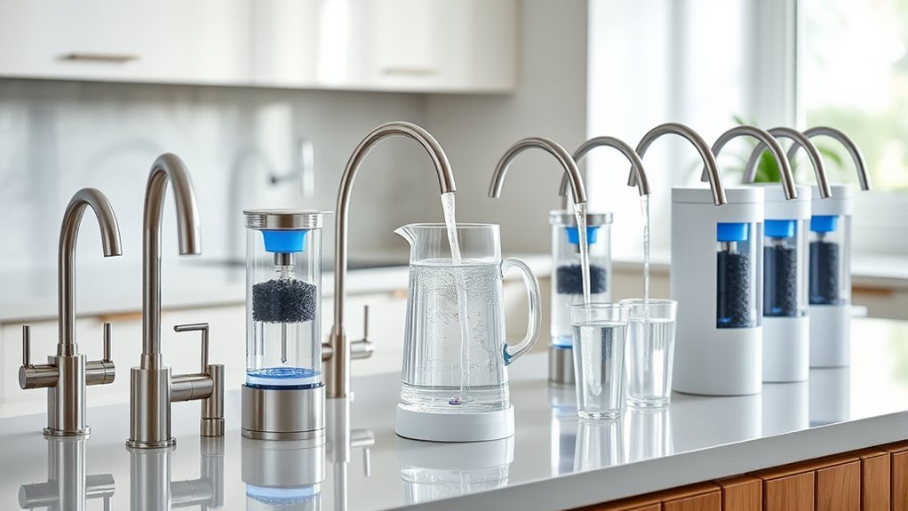 top bench water filter picks