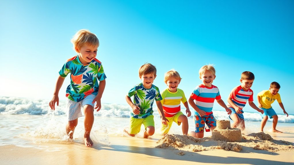 top boys swim shirts