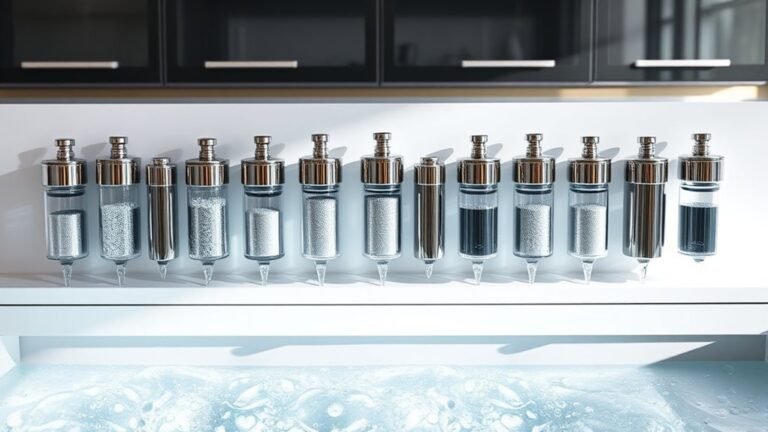 top built in water filters