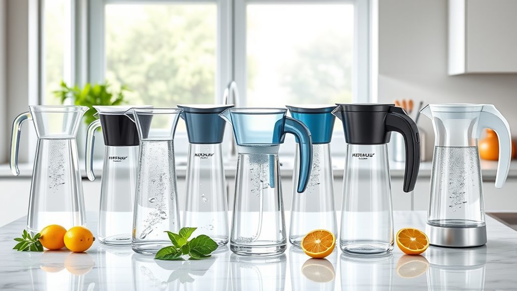 top carbon water filter pitchers
