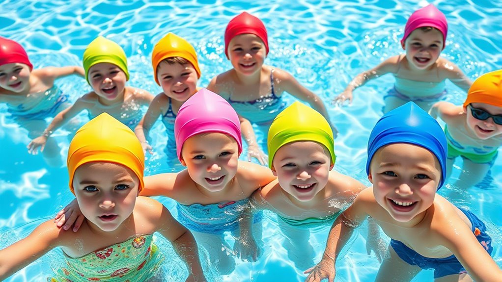 top child swim cap selection