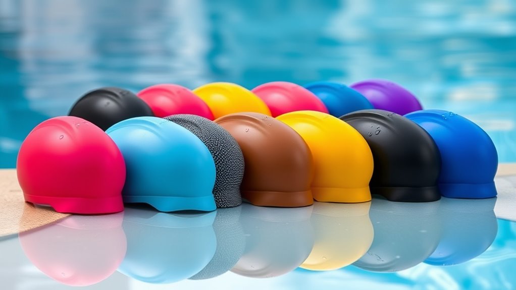 top dry hair swim caps