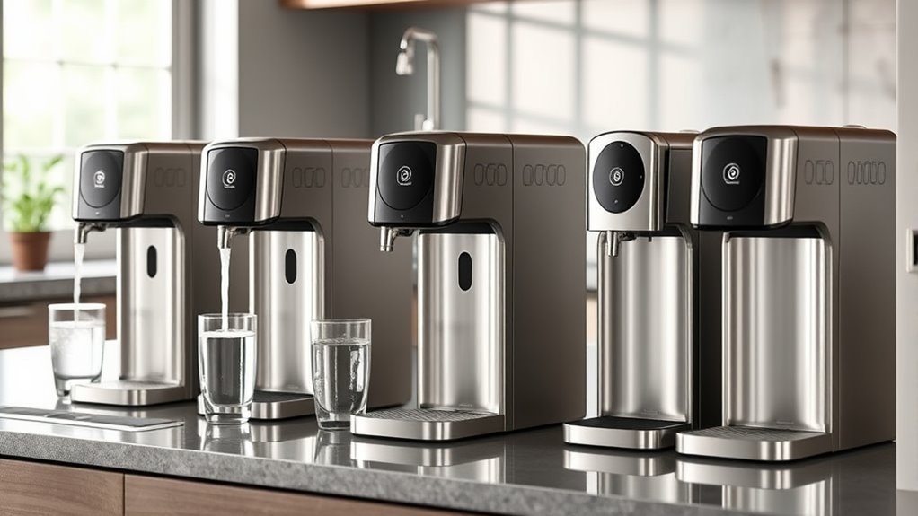 top filtered hot water dispensers